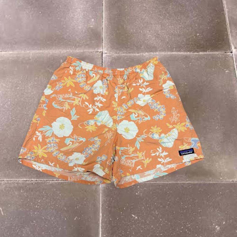 Vintage floral patagonia swim trunks